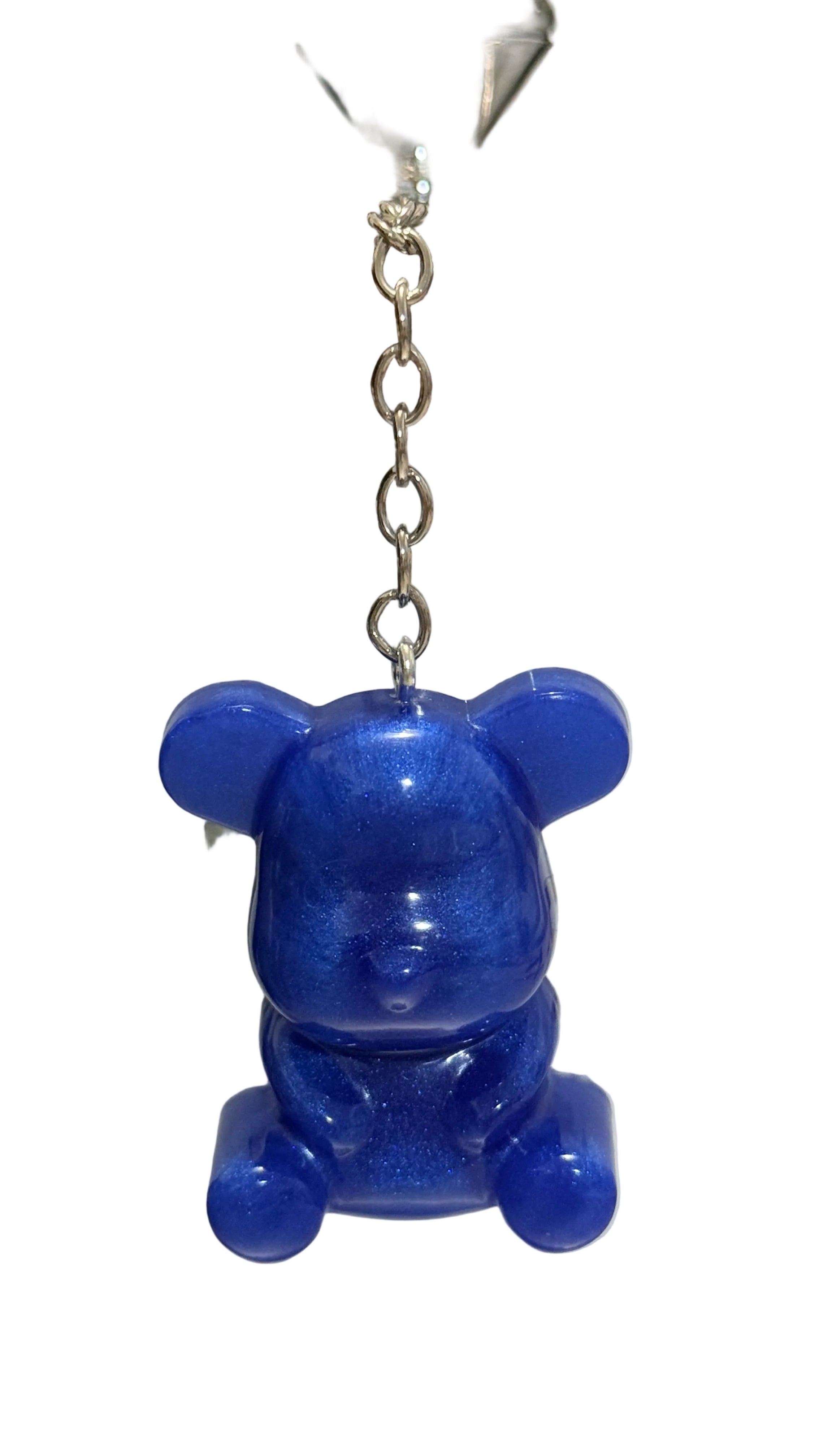 Resin Teddy Bear 1.5” Keychain
